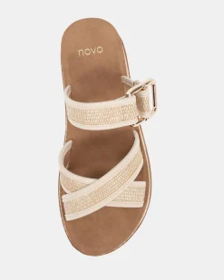 SHADOW RAFFIA Sandals