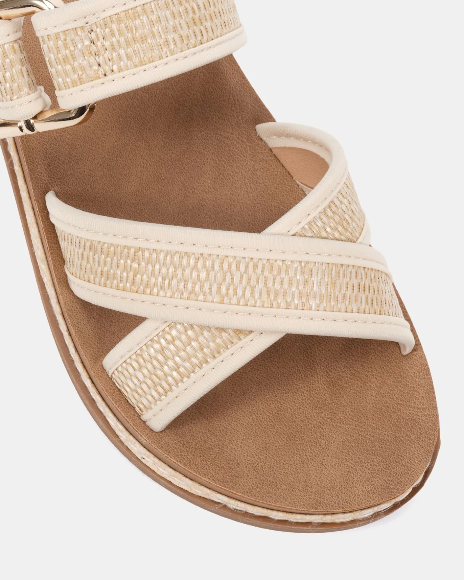 SHADOW RAFFIA Sandals
