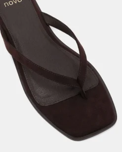 SHAKE ESPRESSO SUEDE Sandals