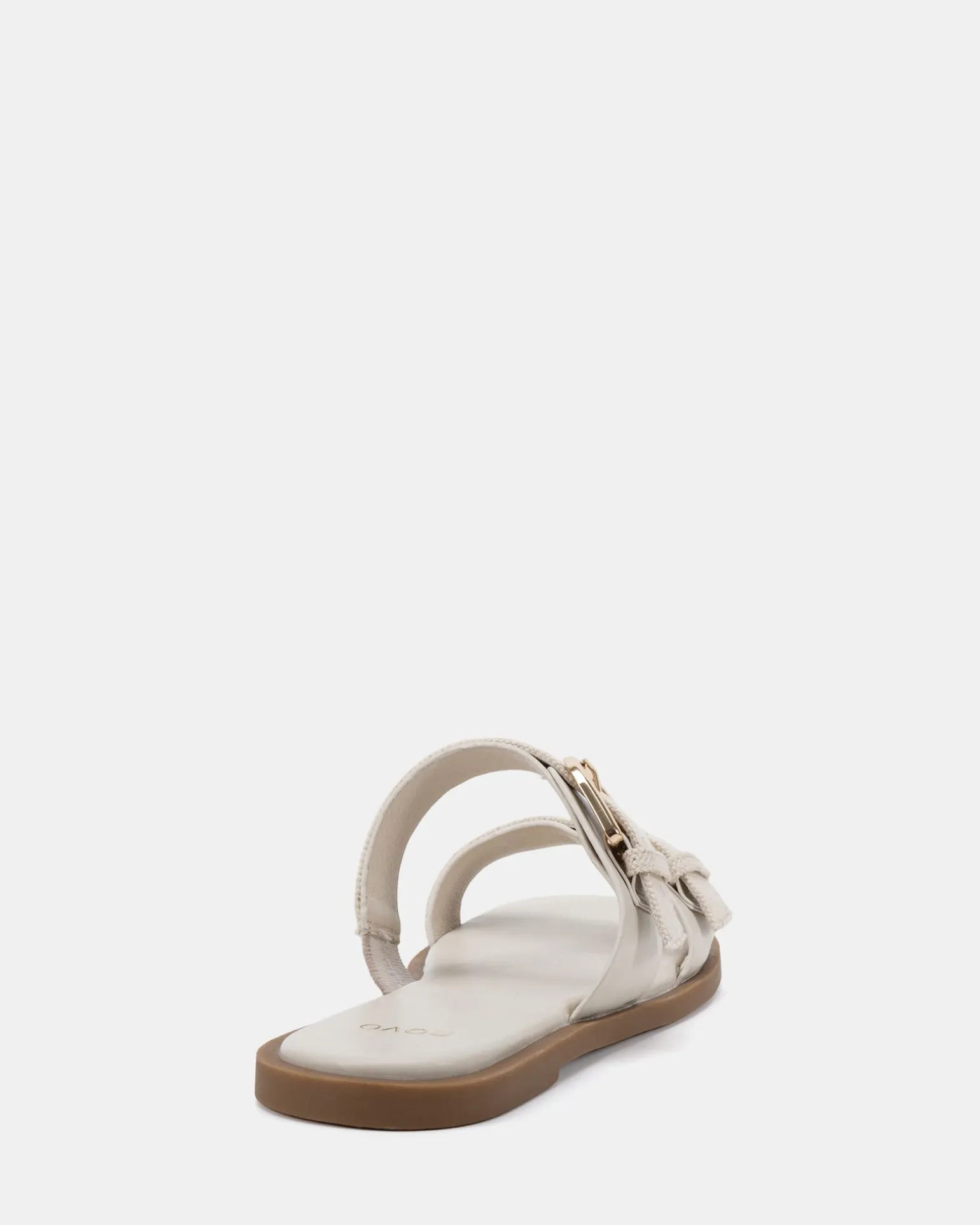 STATEMENT CREAM LINEN Sandals