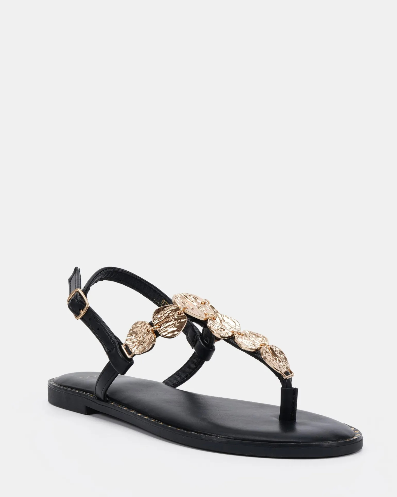 STAZIE BLACK Strappy Sandals