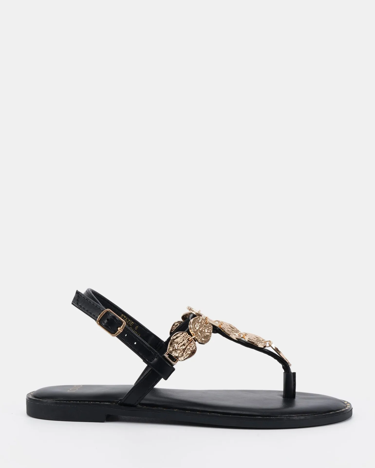 STAZIE BLACK Strappy Sandals
