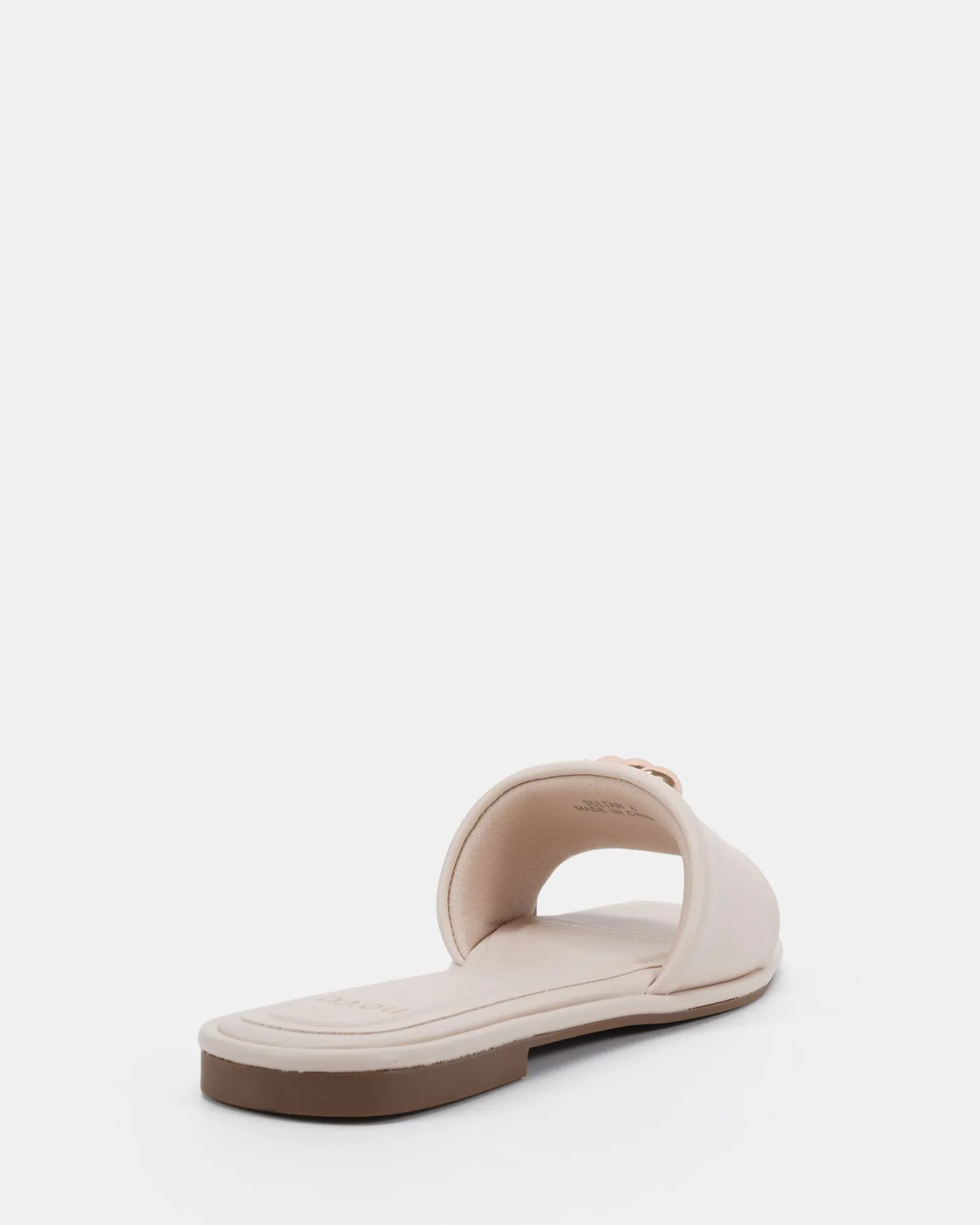 SULTAN CREAM Flat Sandals