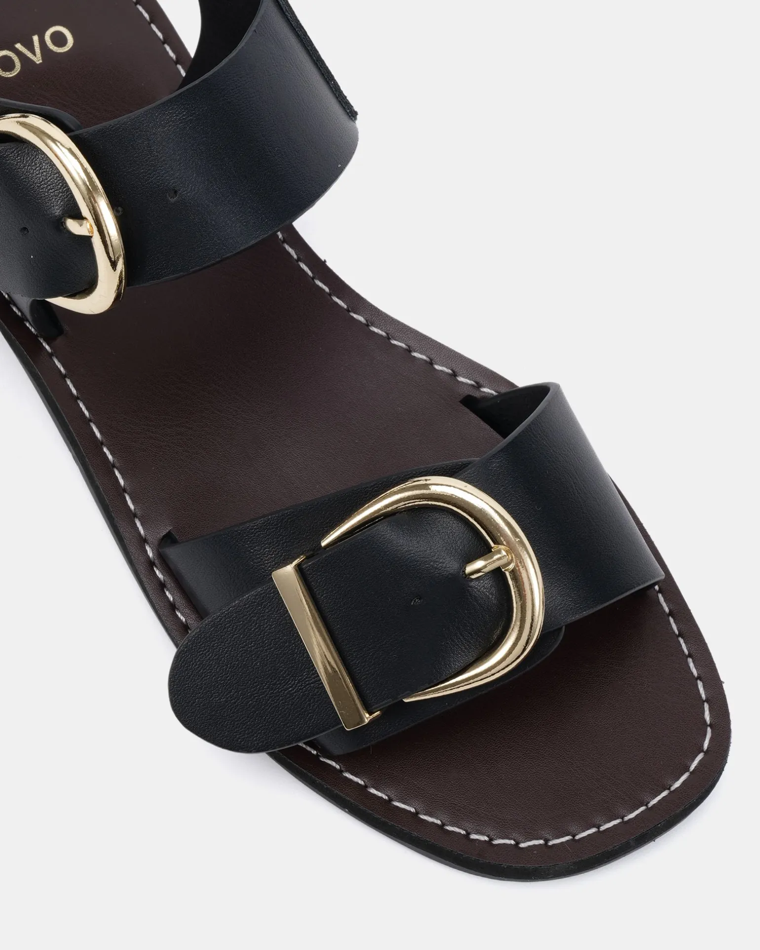 TALITHA BLACK Strappy Sandals