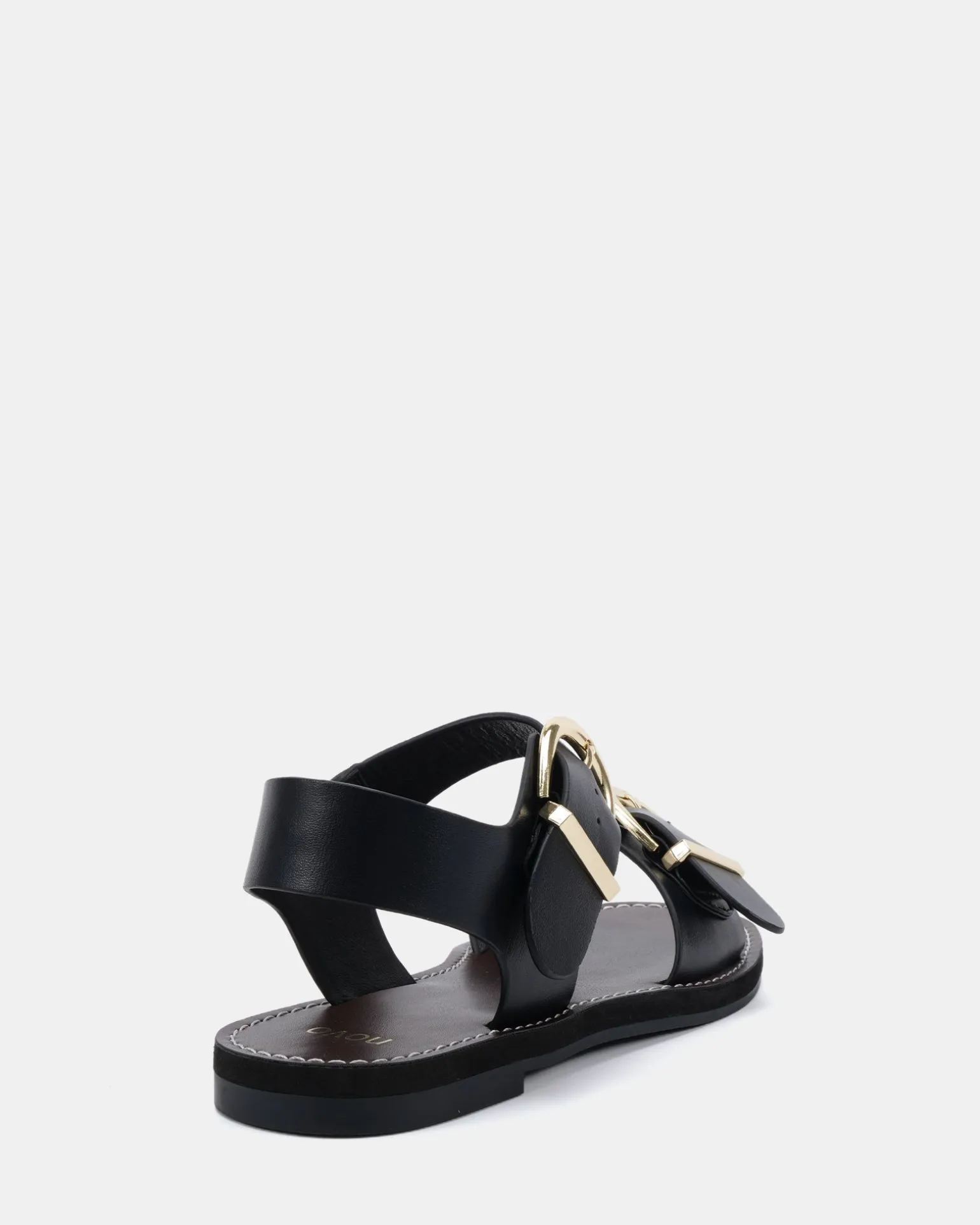 TALITHA BLACK Strappy Sandals