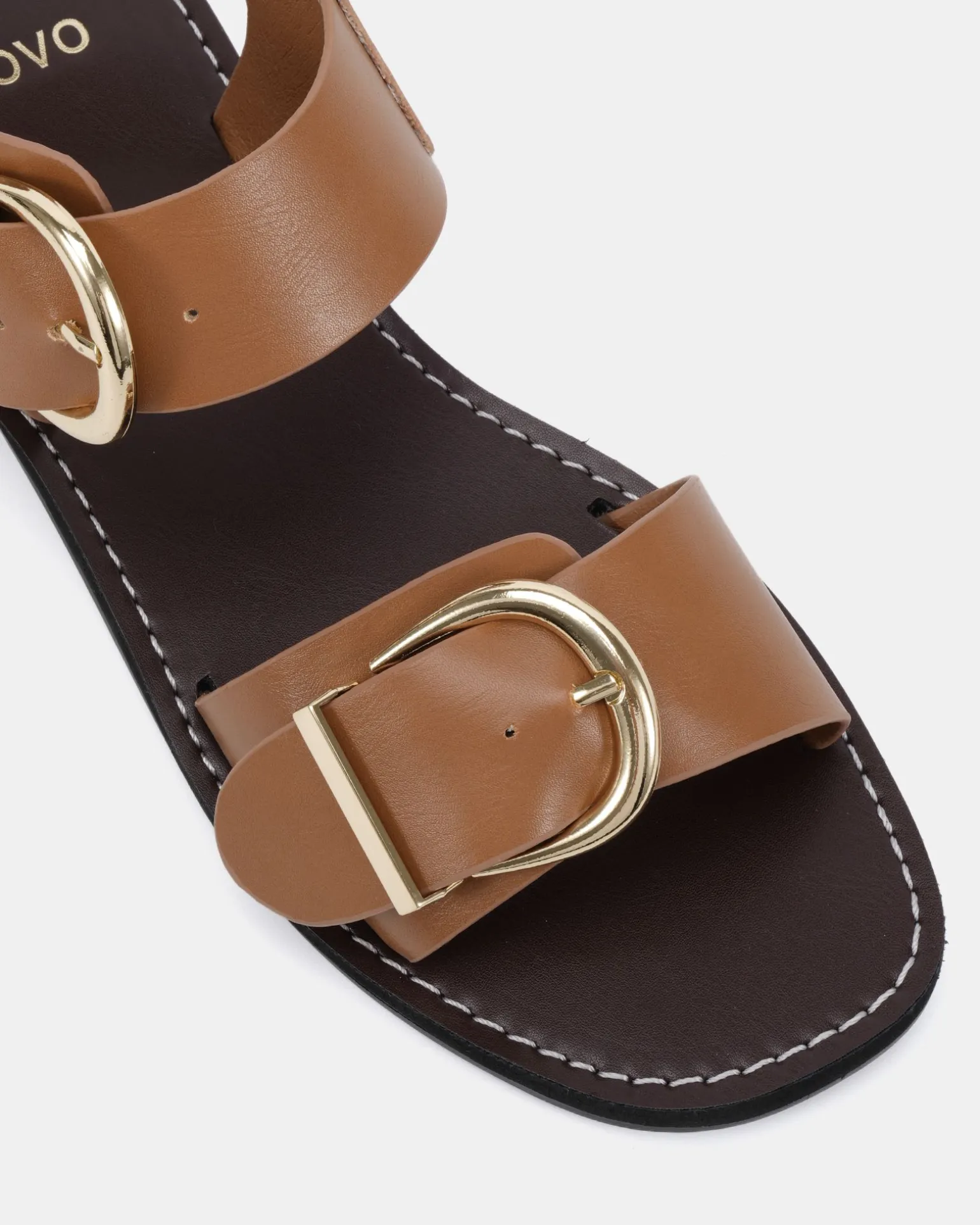 TALITHA CARAMEL Strappy Sandals