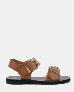 TALITHA CARAMEL Strappy Sandals