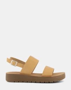 TAMSAN CAMEL Strappy Sandals