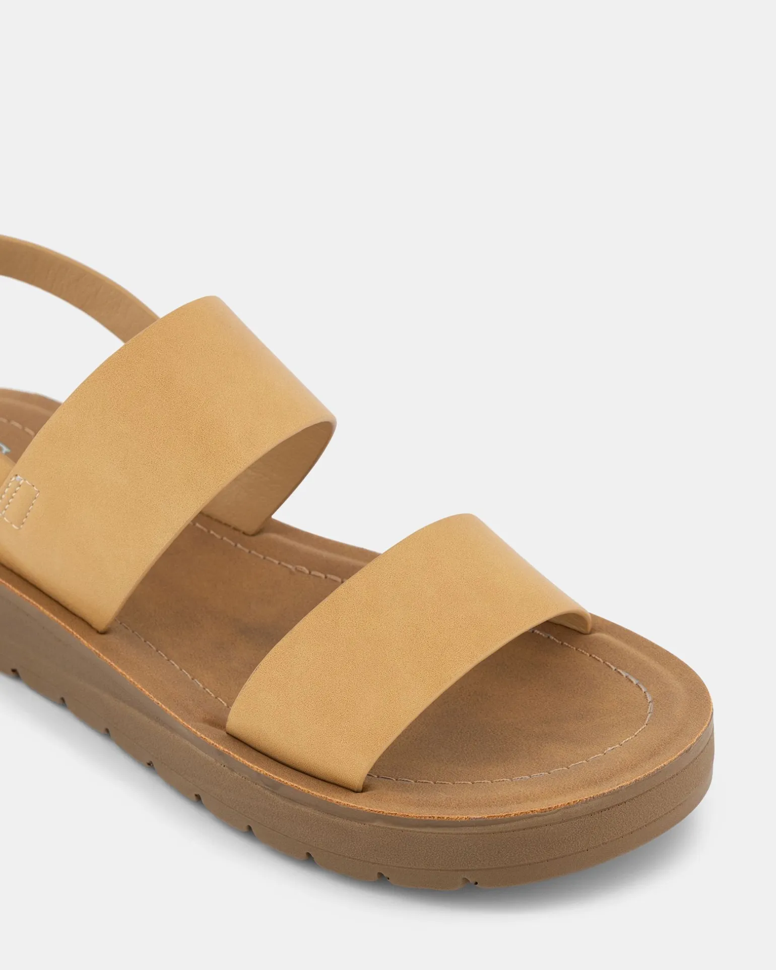 TAMSAN CAMEL Strappy Sandals