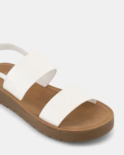 TAMSAN WHITE Strappy Sandals