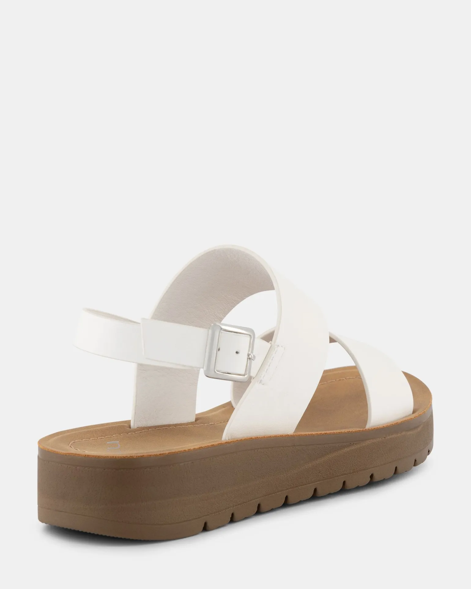 TAMSAN WHITE Strappy Sandals