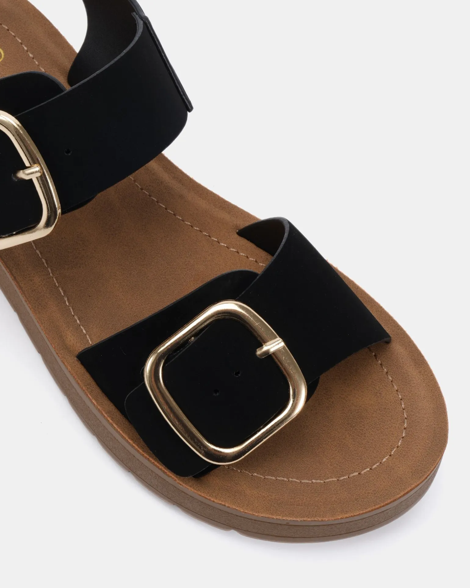 TAVOR BLACK Strappy Sandals