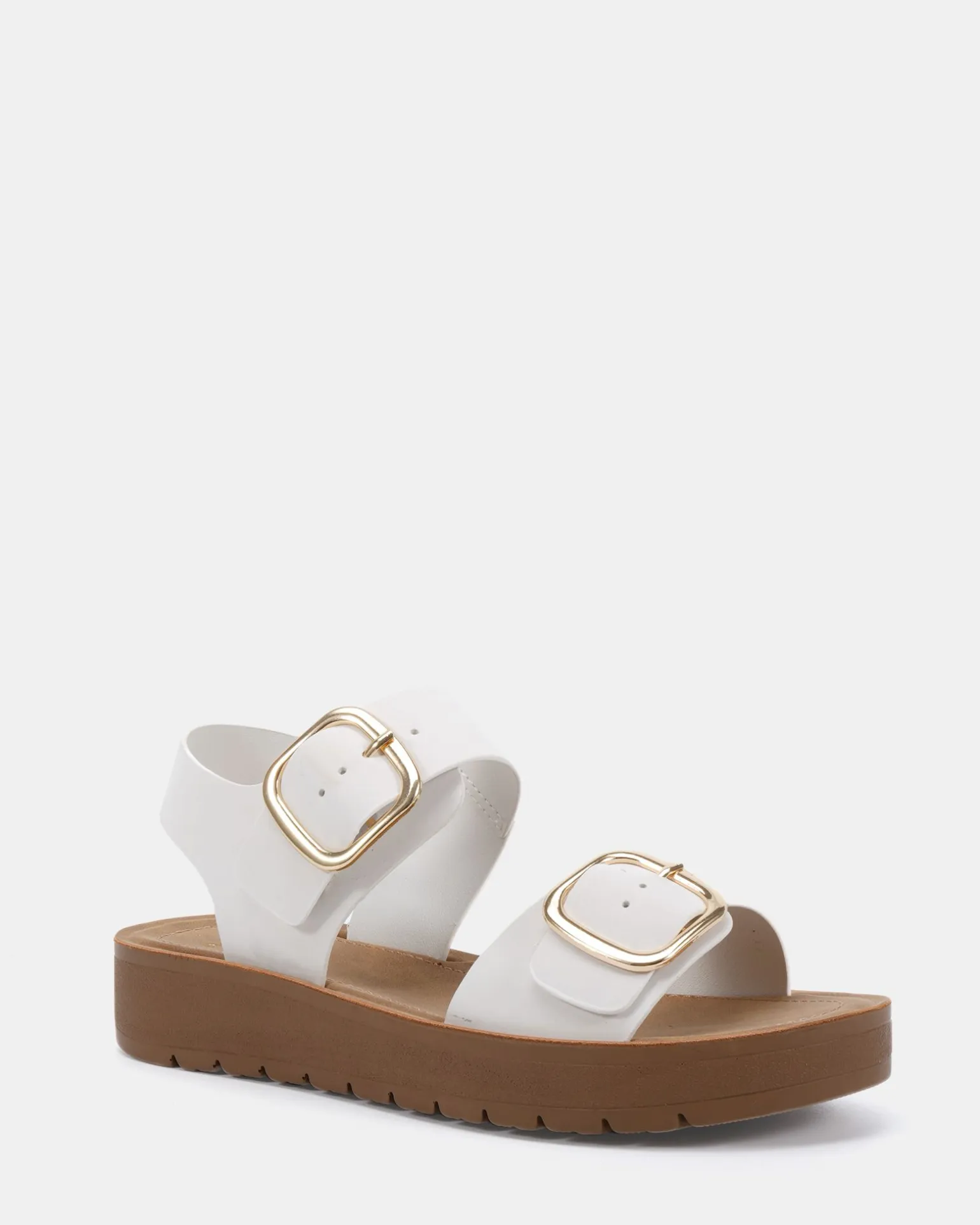 TAVOR WHITE Strappy Sandals