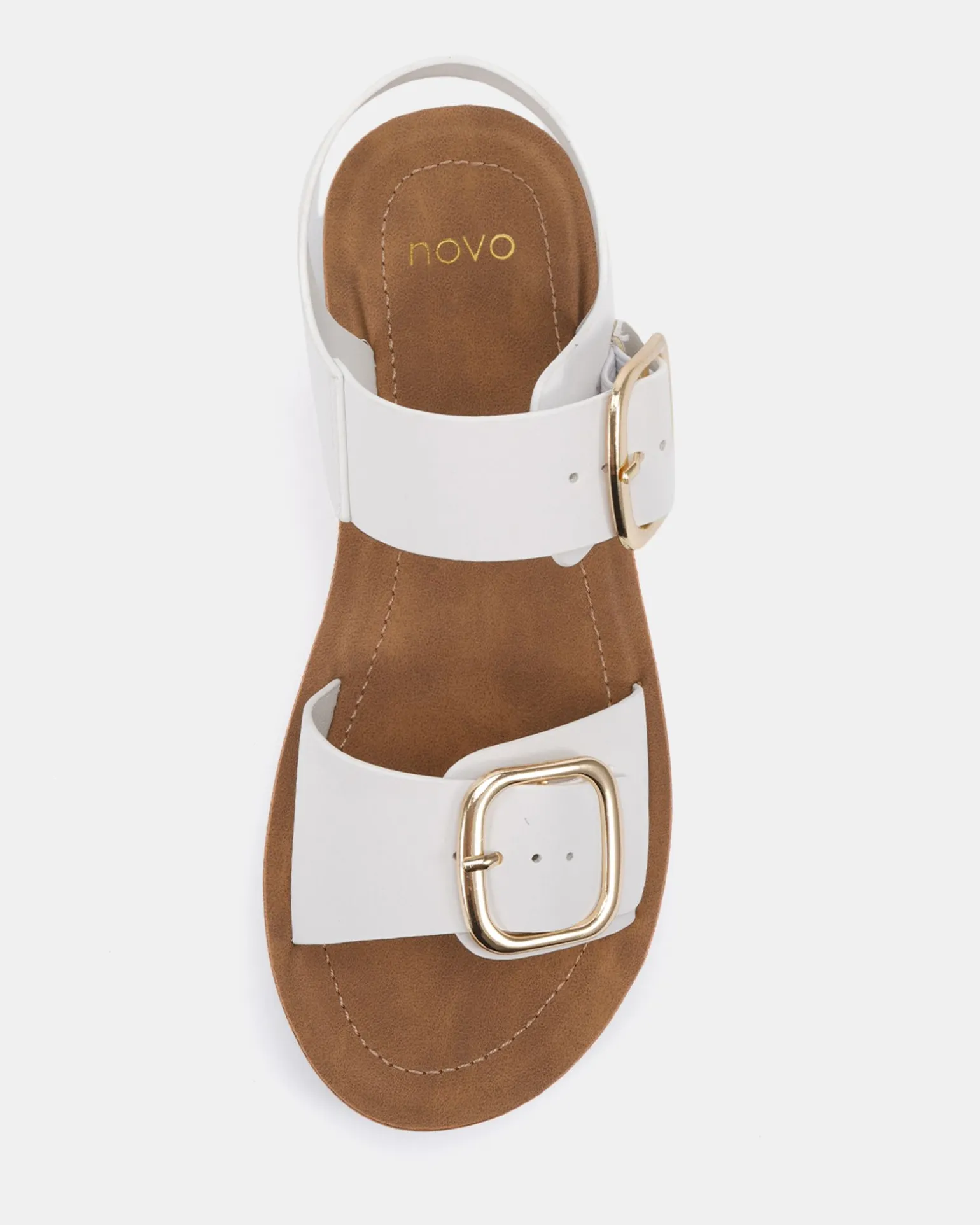 TAVOR WHITE Strappy Sandals