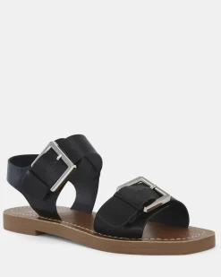 TIERNEY BLACK Strappy Sandals