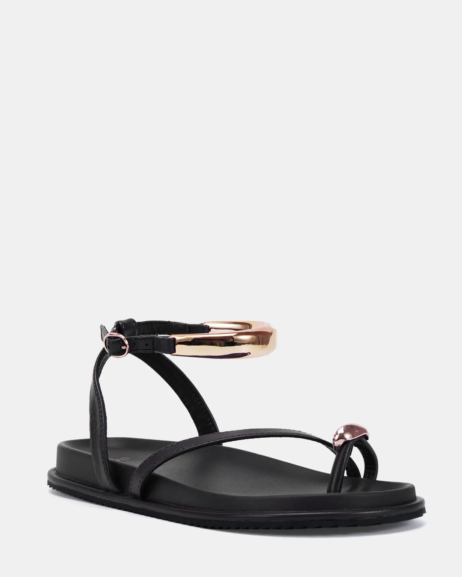 TINKERBELL BLACK Flat Sandals