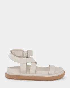 TITUS CREAM Strappy Sandals