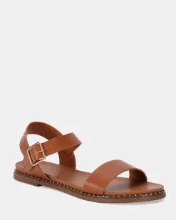 TRAINOR TAN Strappy Sandals