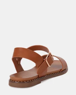 TRAINOR TAN Strappy Sandals