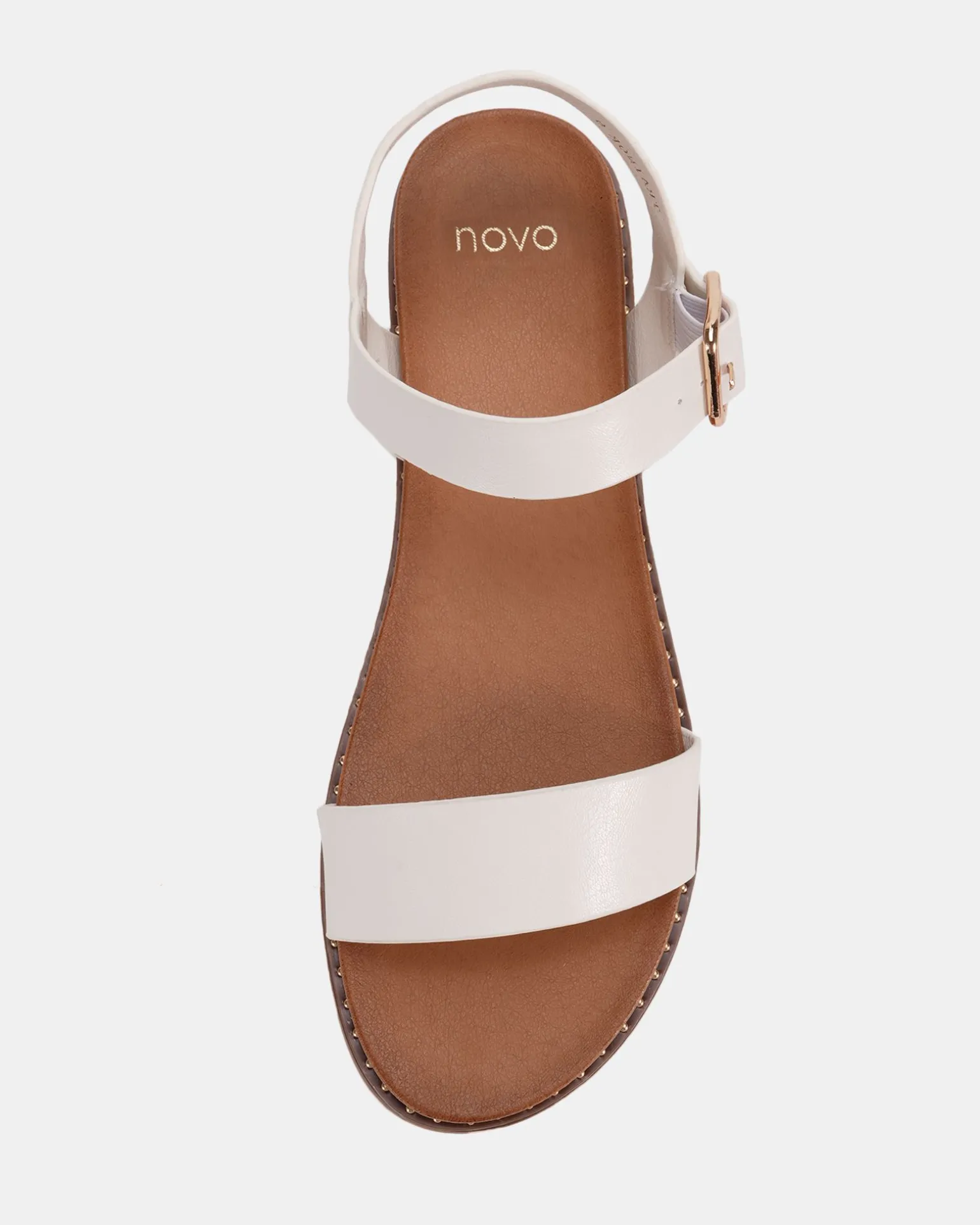 TRAINOR WHITE Strappy Sandals