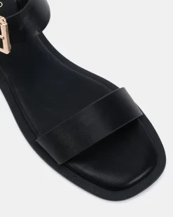 TRULEE BLACK Strappy Sandals