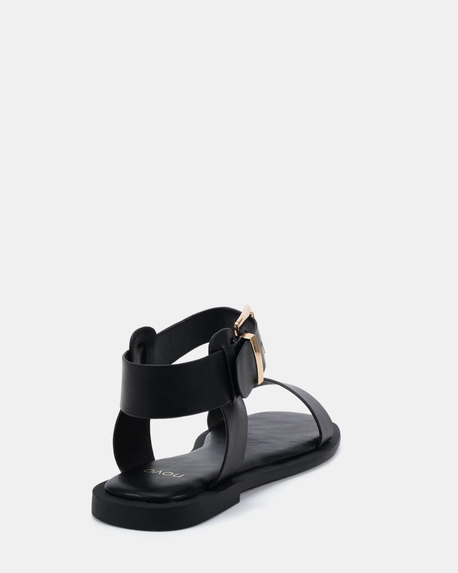 TRULEE BLACK Strappy Sandals