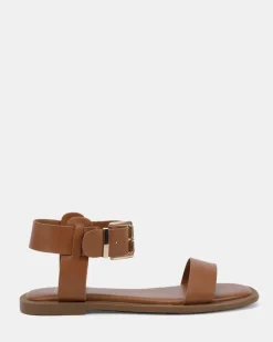 TRULEE CARAMEL Strappy Sandals