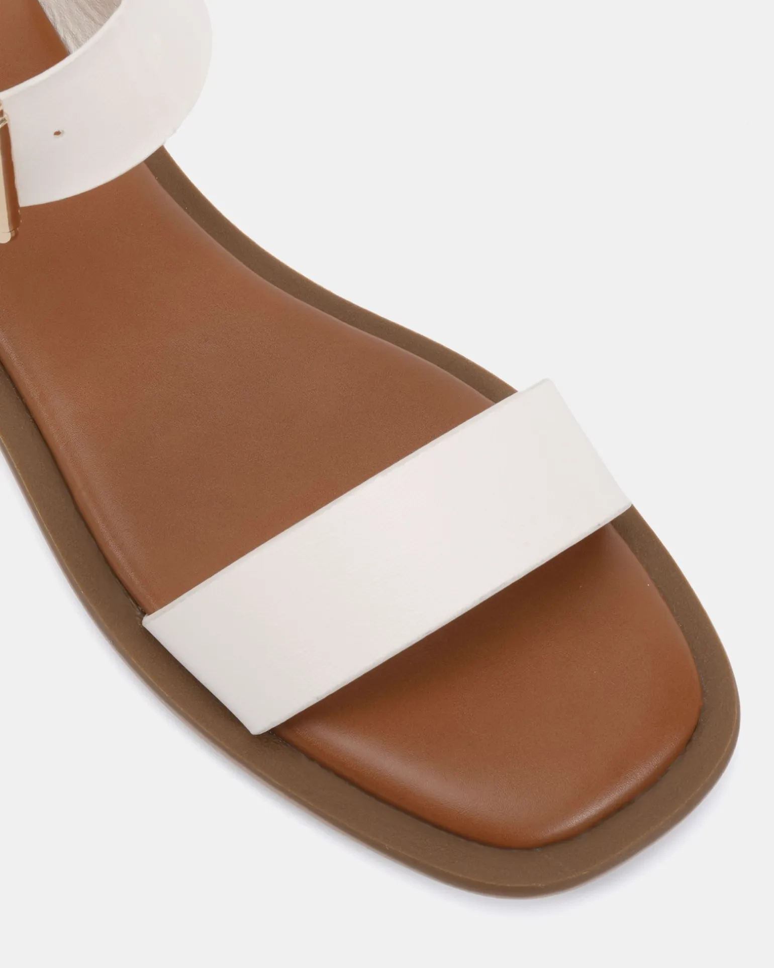 TRULEE WHITE Strappy Sandals