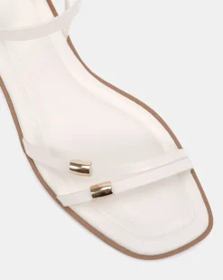 TYTAN WHITE Strappy Sandals