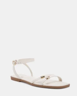 TYTAN WHITE Strappy Sandals
