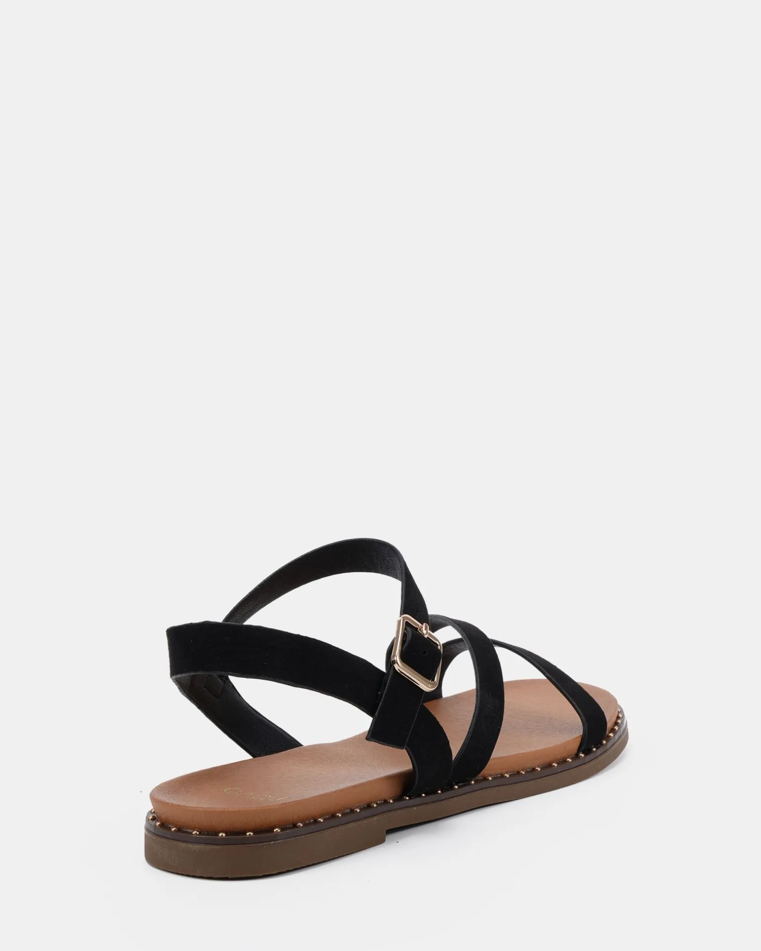 TZIVIA BLACK Strappy Sandals