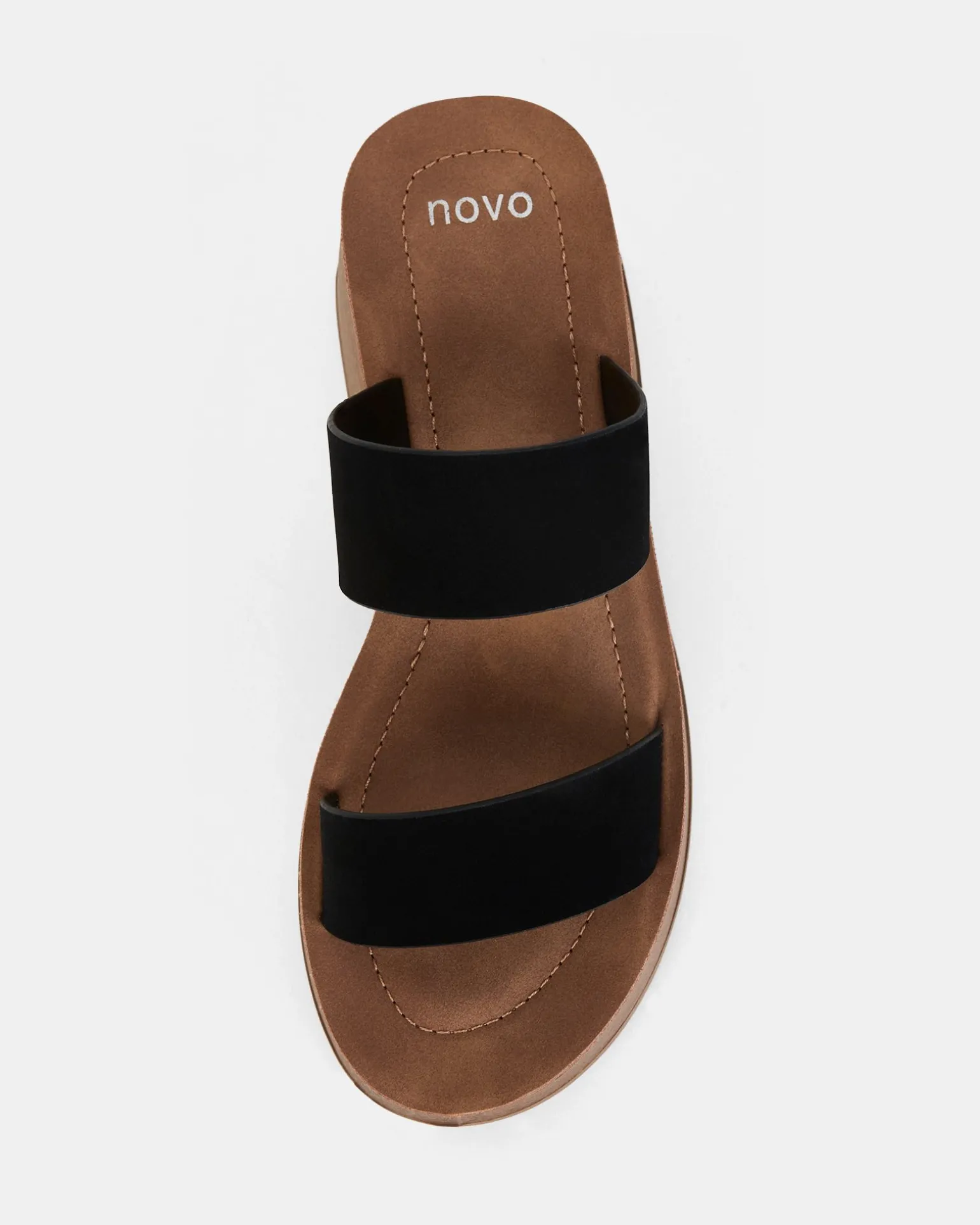 UGENTO BLACK Strappy Sandals