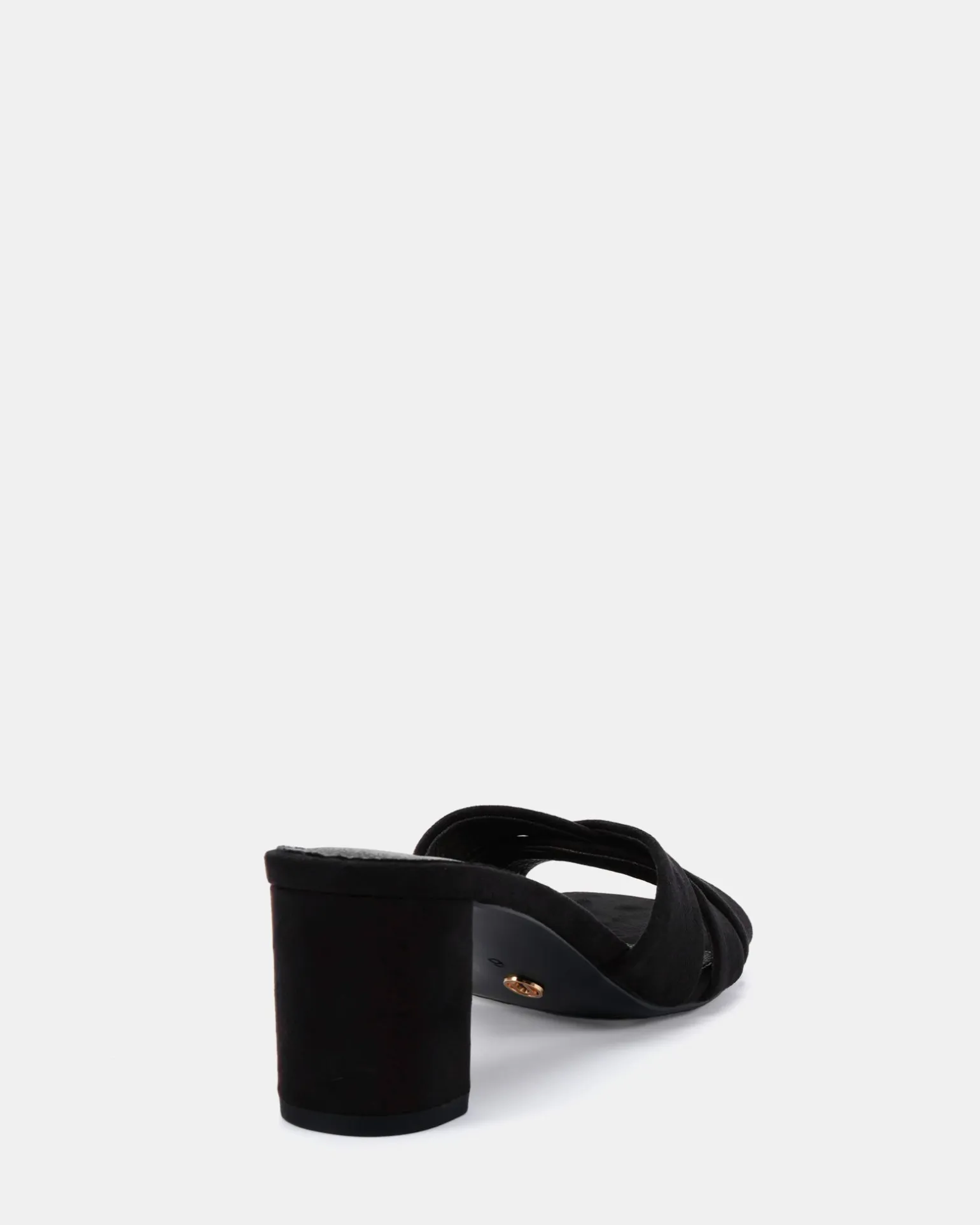 ULLIAM Black Suede Mid Heels