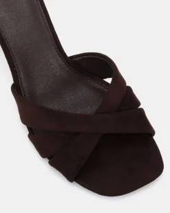 ULLIAM ESPRESSO SUEDE Mid Heels