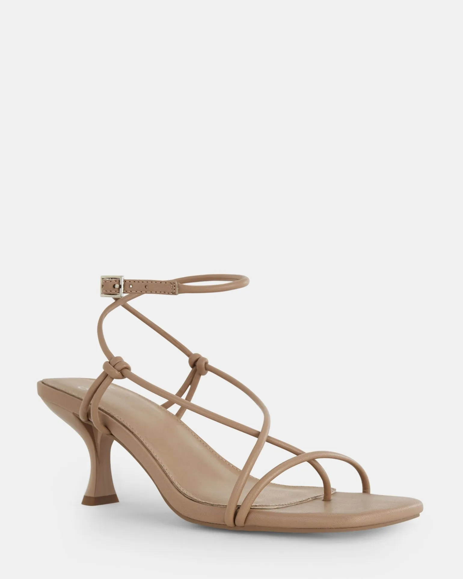 UMBRIA Sand Kitten Heels