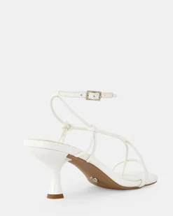 UMBRIA WHITE Kitten Heels