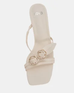UMII WHITE Block Heels