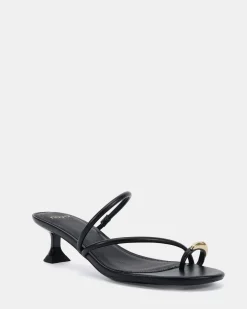 UNITE BLACK Kitten Heels