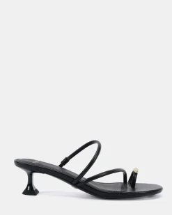 UNITE BLACK Kitten Heels