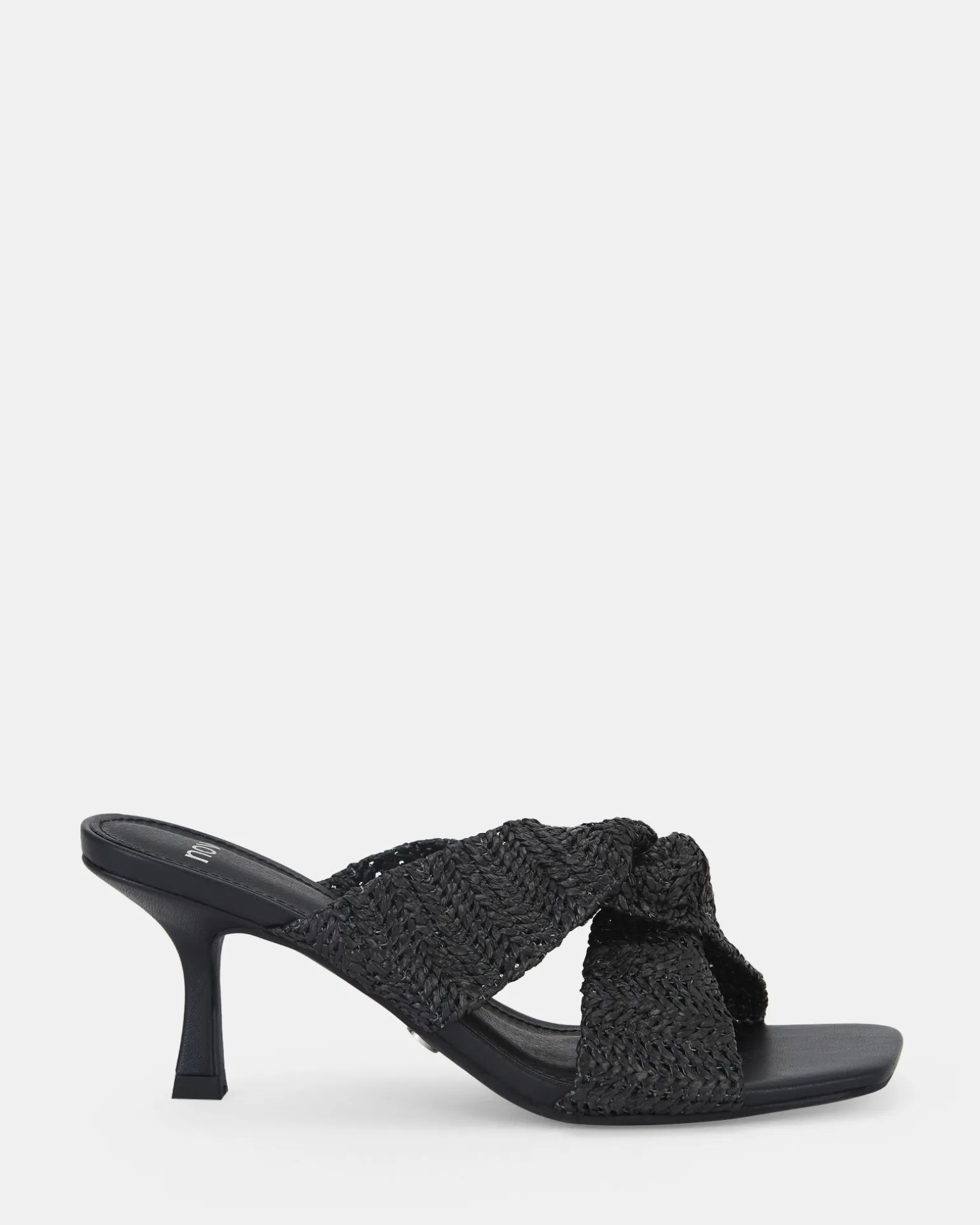 URBINOS BLACK Open Toe Heels