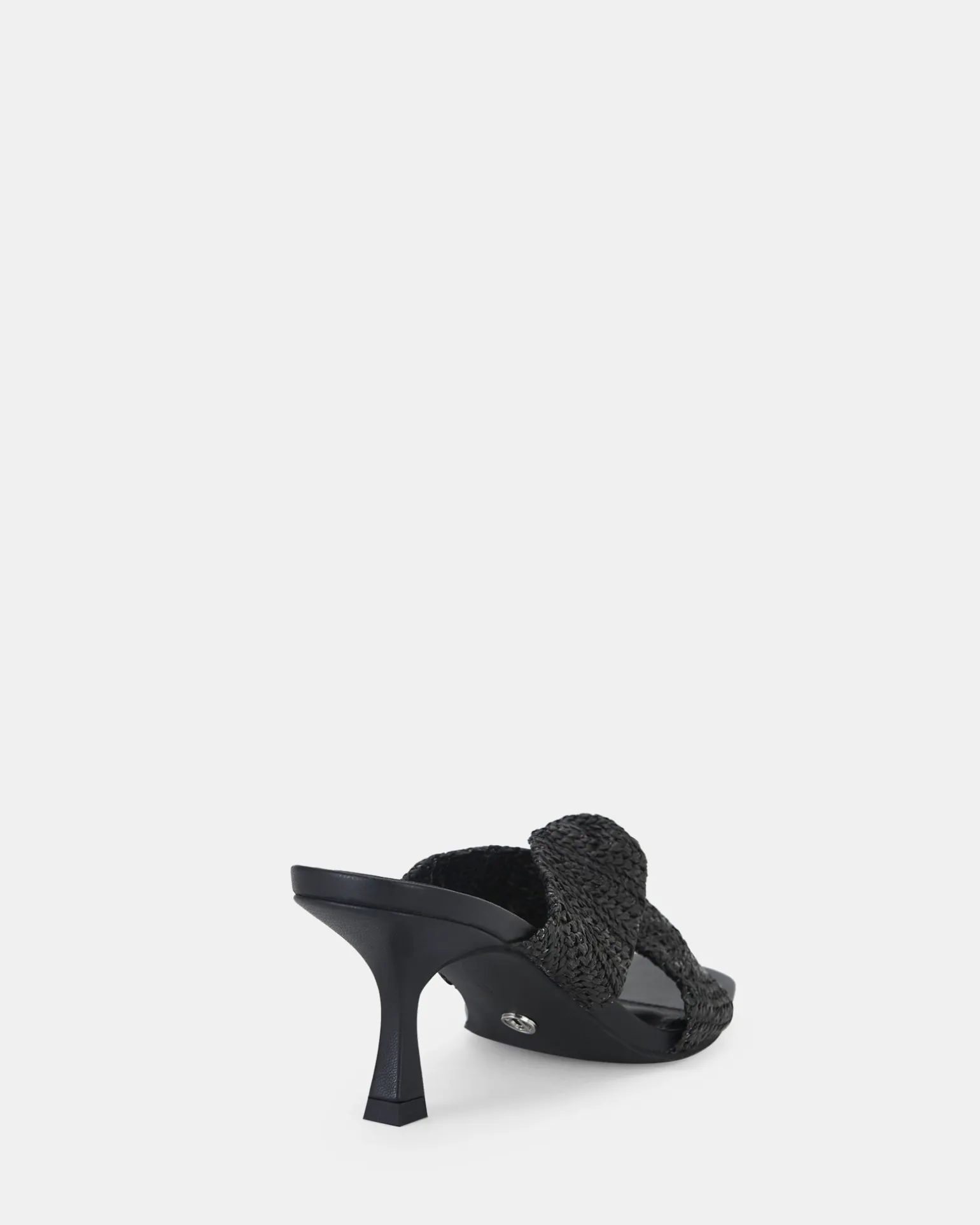 URBINOS BLACK Open Toe Heels