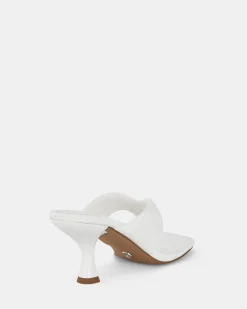 URZILA WHITE Kitten Heels