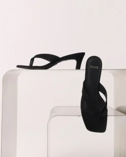 VALENCE BLACK Low Heels