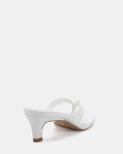 VALENCE WHITE Low Heels