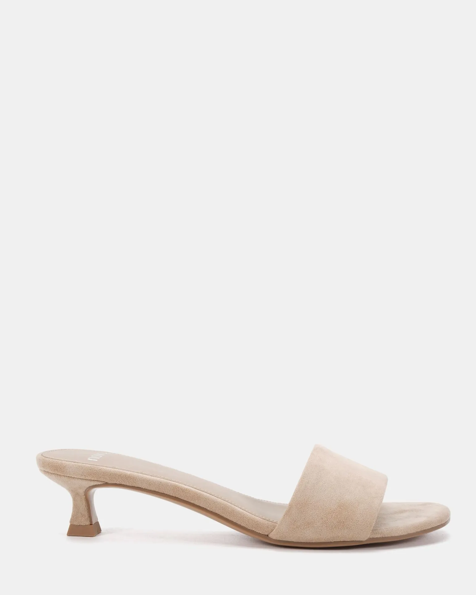 VALONIA Neutral Suede Mules