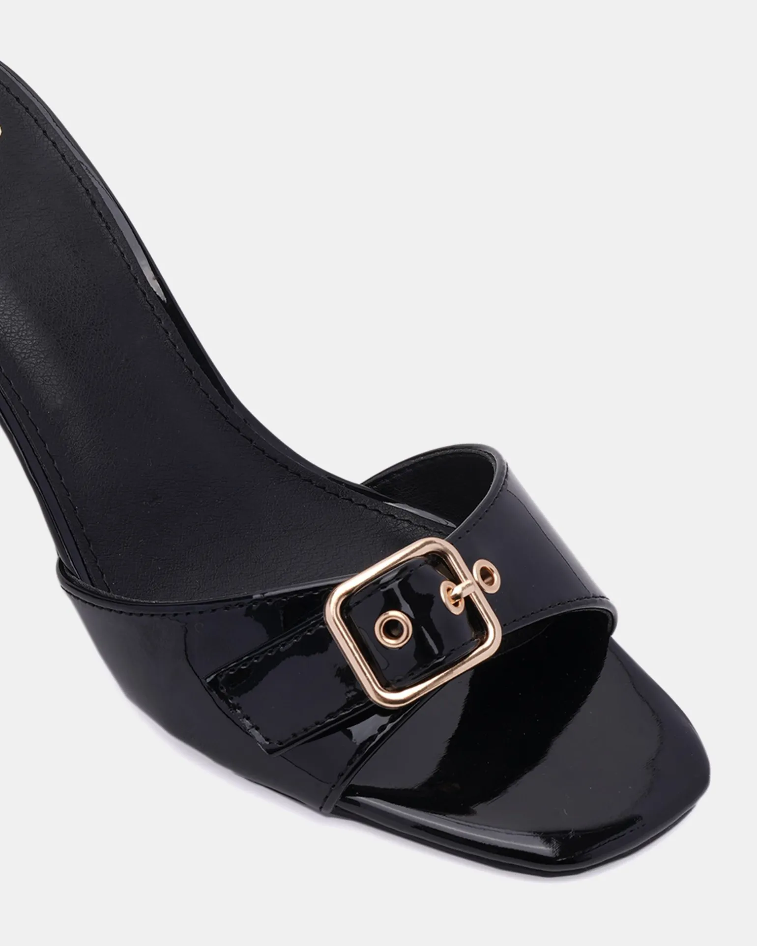 VENEZIA Black Patent Mules