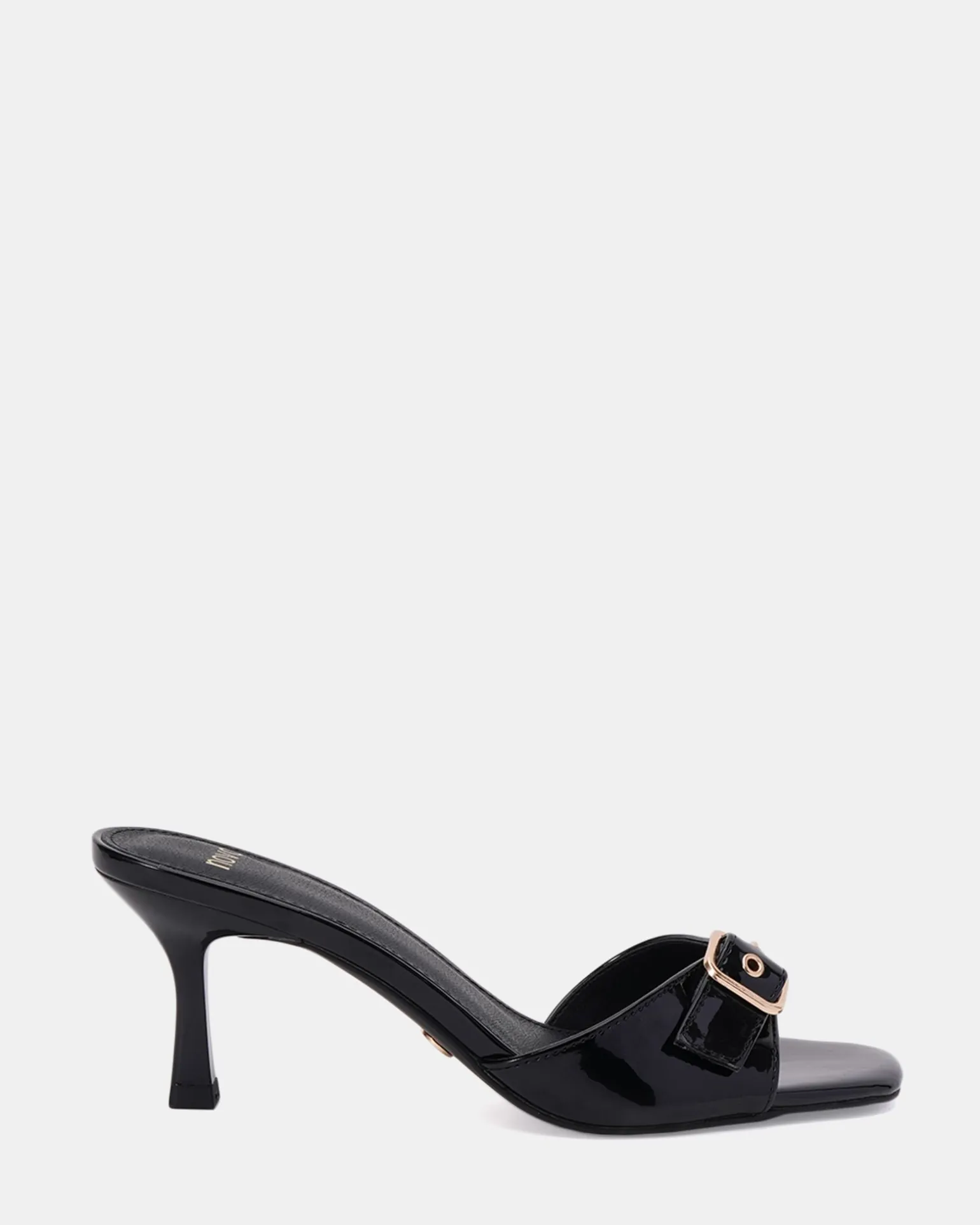 VENEZIA Black Patent Mules