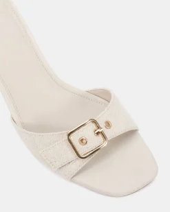 VENEZIA CREAM LINEN Mules