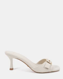 VENEZIA CREAM LINEN Mules