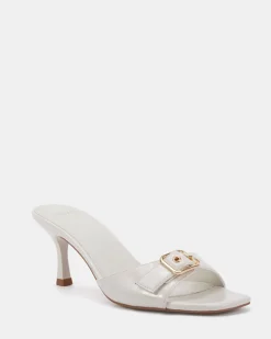 VENEZIA White Patent Mules